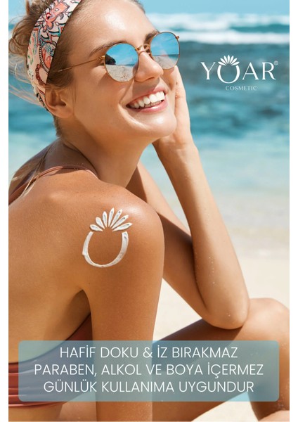 Spf 50+/pa++++ Uva Korumaıı Uvb Filtreli Mineralli Hyaluronik Asit Içerikli Yüz Güneş Koruyucu 50 ml modelleri