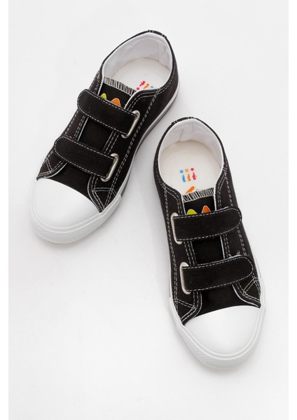 Çocuk Cırtlı Spor Ayakkabı Siyah indirimleri