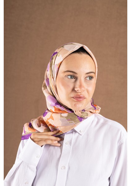 Decode Eşarp Çiçek Desen