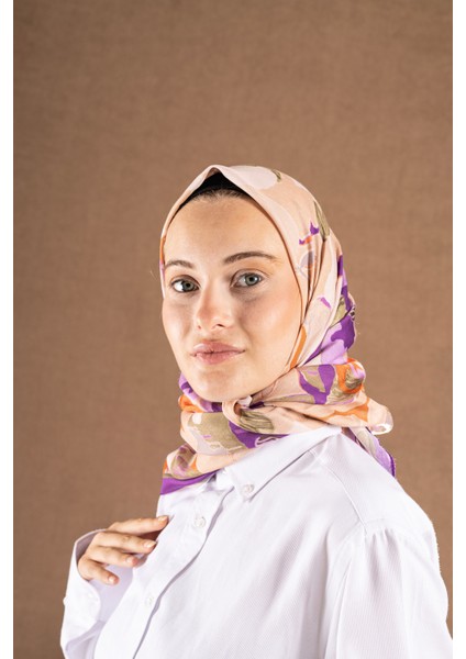 Decode Eşarp Çiçek Desen modelleri