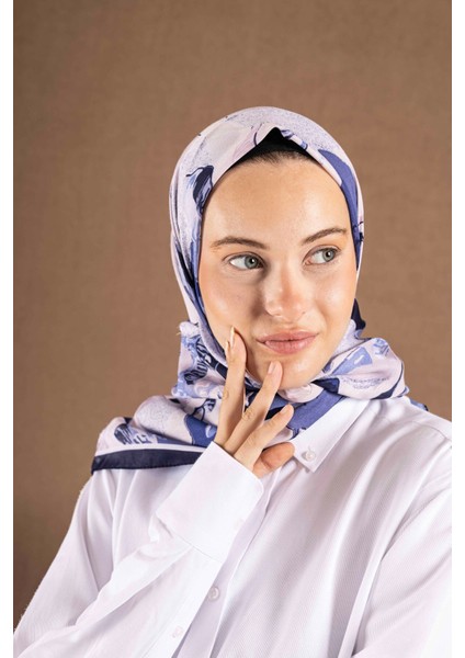 Decode Eşarp Çiçek Desen