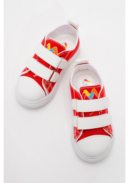 Çocuk Çift Cırtlı Converse Kırmızı indirimleri