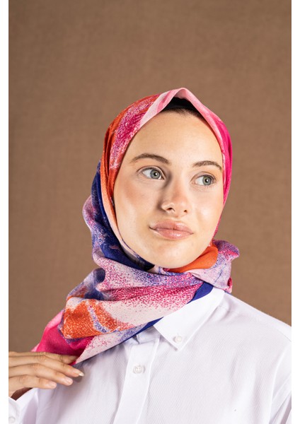 Decode Eşarp Pastel Desen