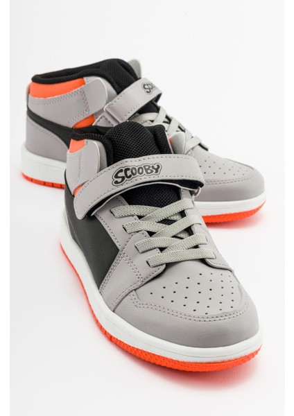 Kaydırmaz Scooby Çocuk Spor Ayakkabı Buz Siyah