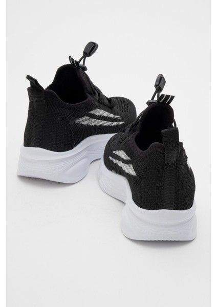 Triko Çocuk Spor Ayakkabı 31-35 Siyah Beyaz fırsatları