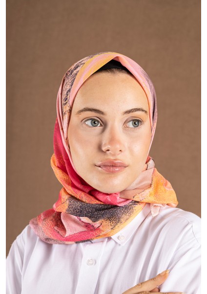 Decode Eşarp Pastel Desen