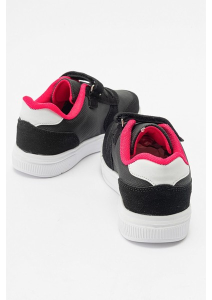 Çocuk Cırtlı Spor Ayakkabı Siyah Fuje fırsatları
