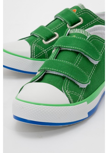 Çocuk Çift Cırtlı Spor Ayakkabı Yeşil modelleri