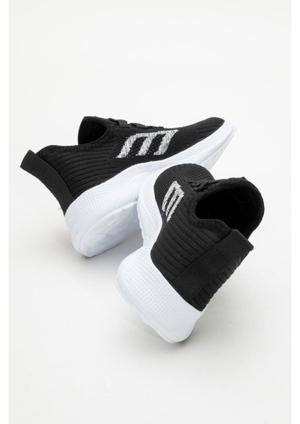 Triko Çocuk Spor Ayakkabı 31-35 Siyah Beyaz fırsatları