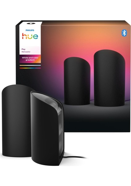 Hue Flare 2'li Paket Akıllı Duvar Aydınlatma - Siyah