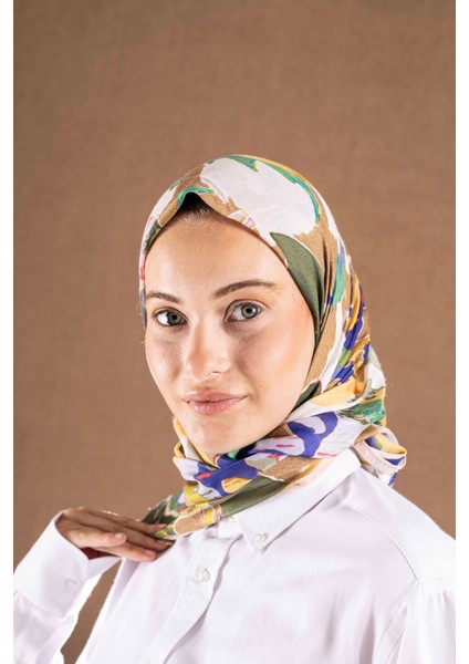 Decode Eşarp Çiçek Desen modelleri