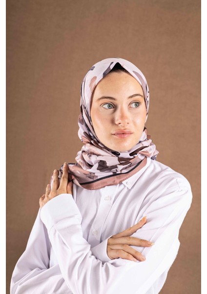 Decode Eşarp Çiçek Desen