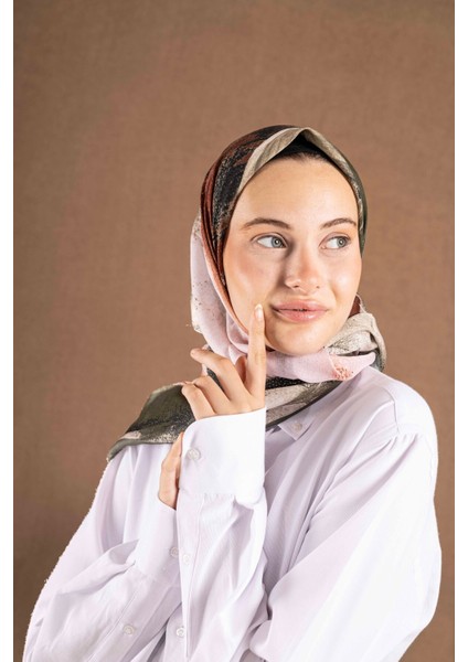 Decode Eşarp Pastel Desen