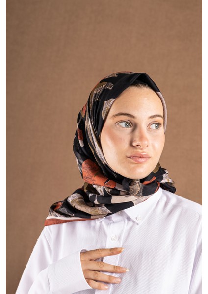 Decode Eşarp Çiçek Desen