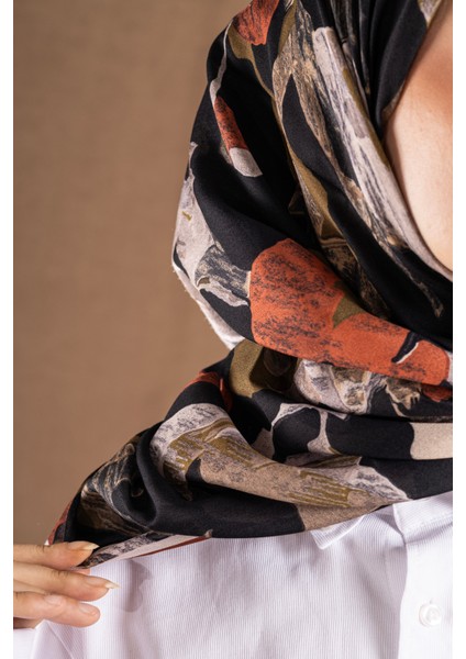 Decode Eşarp Çiçek Desen fırsatları