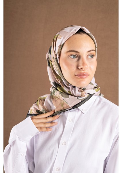 Decode Eşarp Çiçek Desen