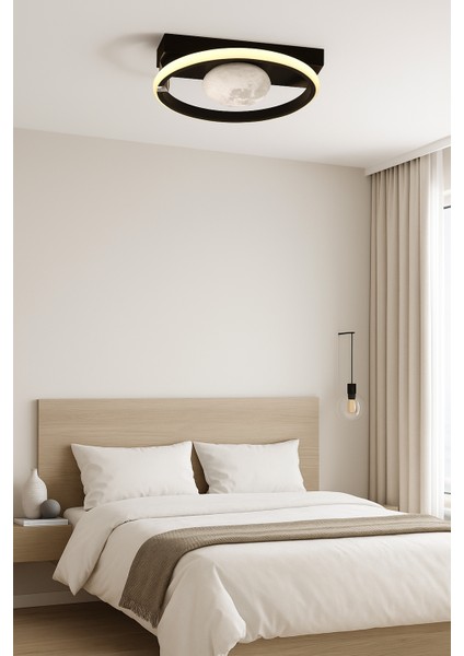 ESSLİGHT PARMA 25 CM PLAFONYER LED AVİZE 3 RENK IŞIK MODLU (BEYAZ SARI GÜN IŞIĞI) MODERN DEKORATİF AYDINLATMA modelleri