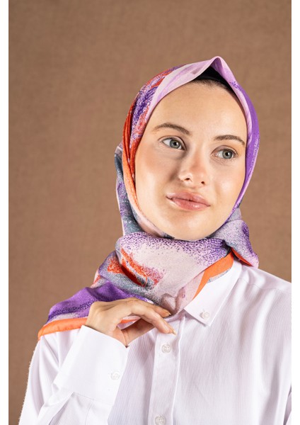 Decode Eşarp Pastel Desen