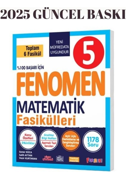 Fenomen Yayınları 5.sınıf Matematik Fasikülleri 2025 2026