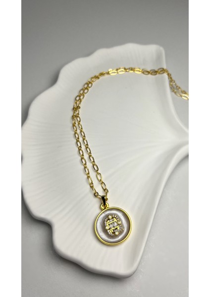 Altın Kaplama Mineli Madalyon Kolye fiyatları