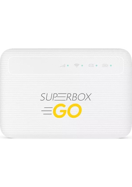 Superbox Go MW63VK Taşınabilir İnternet Ağı 5 GHz Hızında 12 Portlu Kablolu