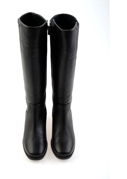 Siyah Leather Kadın Çizme K03586414003 fırsatları