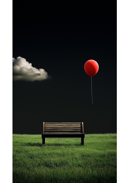 Bank ve Yalnızlık Manzara V1 Ev Duvar Salon Güzellik Salonu Ofis Dükkan Dekarasyon Kanvas Tablo fiyatları