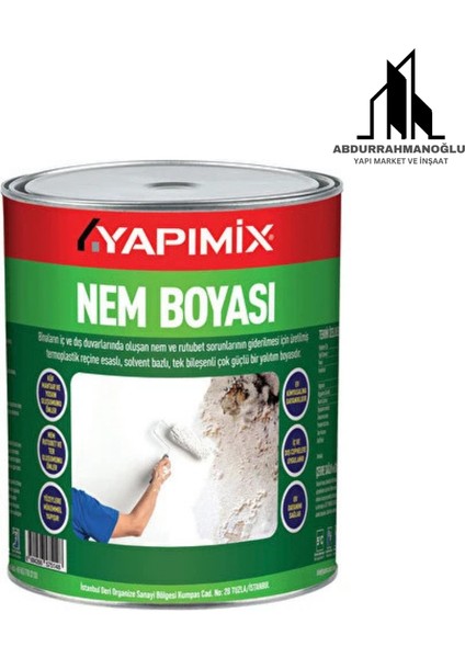 Nem Küf ve Rutubet Boyası Beyaz