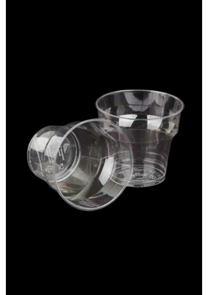 Şeffaf Kristal Mika Sert Plastik Bardak 180 cc 50 Adet fiyatları