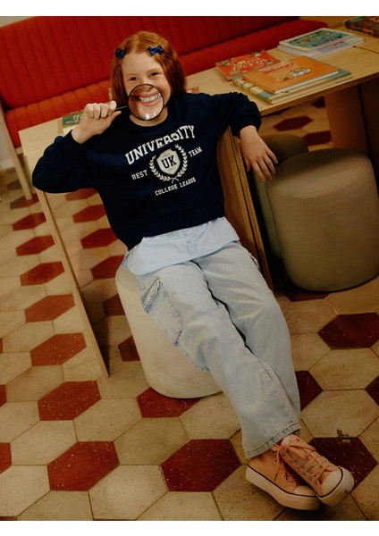 Lcw Kids Lacivert Okulun En Havalısı Sweatshirt fiyatları