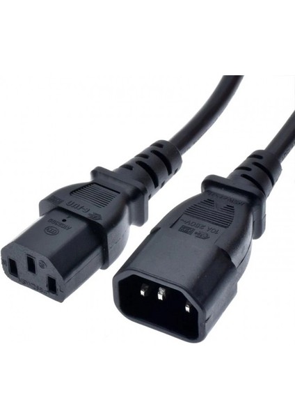 Pc Power Dişi Erkek Uzatma Kablosu 3x0.75 Güç Uzatma Kablosu 2m fiyatları