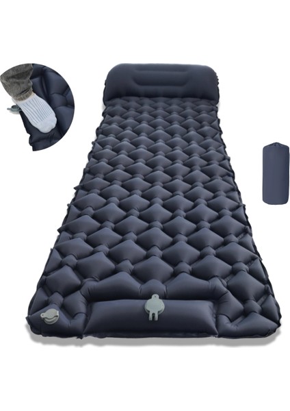 Tek Kişilik Şişme Yatak Açık Çadır Kamp Ultra Hafif Taşınabilir Nem Geçirmez Yatak (Yurt Dışından)