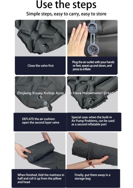 Tek Kişilik Şişme Yatak Açık Çadır Kamp Ultra Hafif Taşınabilir Nem Geçirmez Yatak (Yurt Dışından) indirimleri