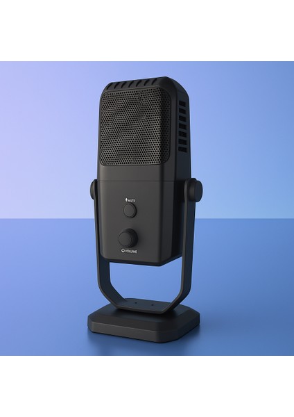 Profesyonel USB Kondansatör Mikrofon – 4 Yönlü Direktif, 20Hz-20KHz Frekans, Kulaklık Çıkışı, Tek Tuş Sessize Alma, Ses Ayarı, 15MM Stand Uyumlu Yanmai SF-900