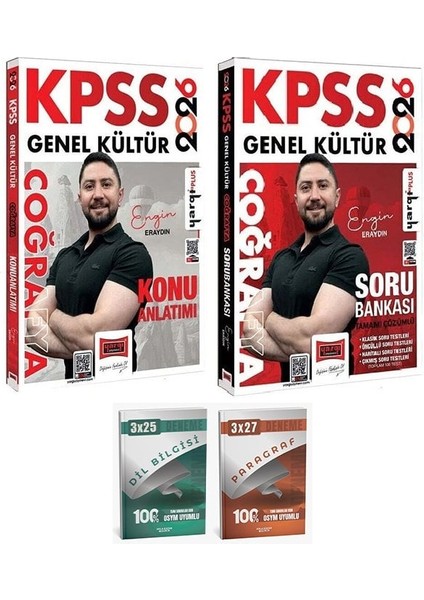 Yargı + Anla Kazan 2026 Kpss Coğrafya Konu Anlatımı + Soru Bankası 2 Li Set