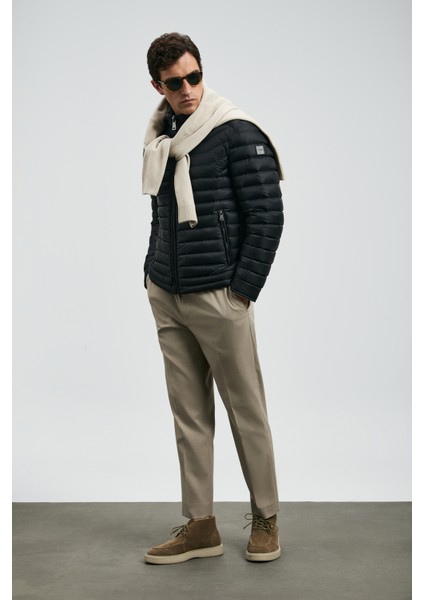 Andy Kaz Tüyü Erkek Mont Siyah fırsatları