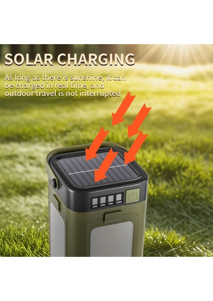 Yeni Çok Fonksiyonlu Açık Kamp Lambası, Güneş Atmosferi Işığı ile Dört Yapraklı Katlanır Çıkışı (Yurt Dışından) fırsatları