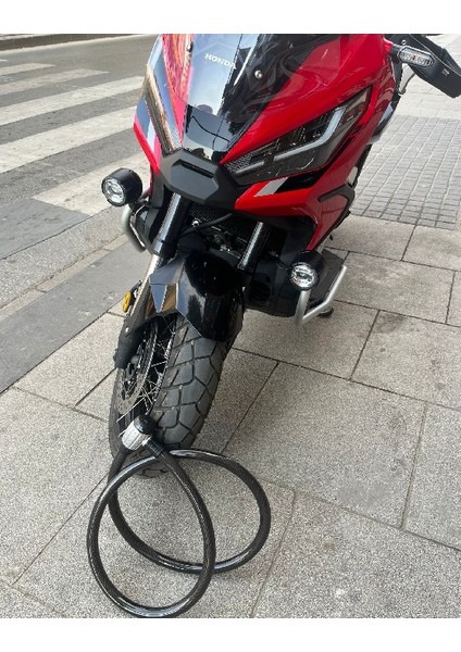 Motosiklet Kilidi 25MM Güçlendirilmiş Halat Kilit 2 Metre fırsatları