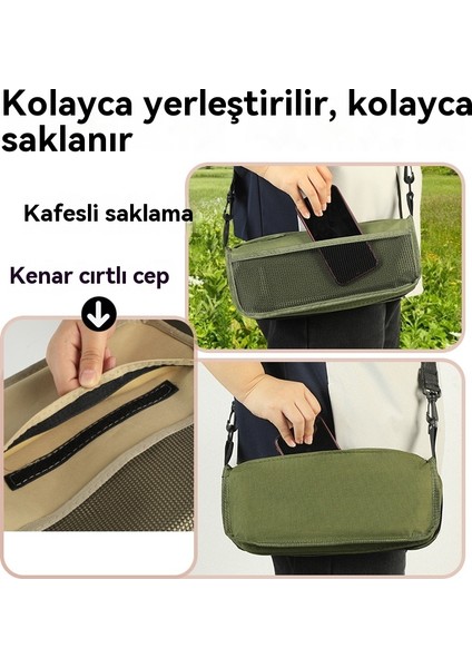 Açık Sırt Çantası Katlanır Koltuk Taşınabilir Basit Kamp Ekipmanları Satchel Yastık (Yurt Dışından) fiyatları