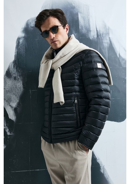 Andy Kaz Tüyü Erkek Mont Siyah fiyatları