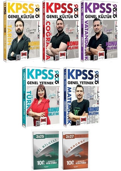 Yargı + Anla Kazan 2026 Kpss Genel Yetenek Genel Kültür Konu Anlatımı 5 Li Set Yargı Yayınları