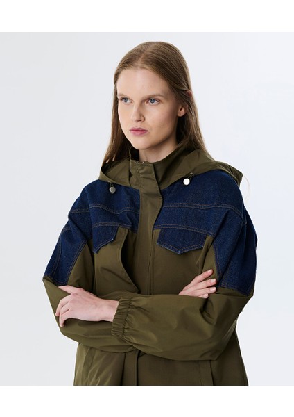 Denim Mıx Rüzgarlıklı Mont TW6250012182022 fırsatları