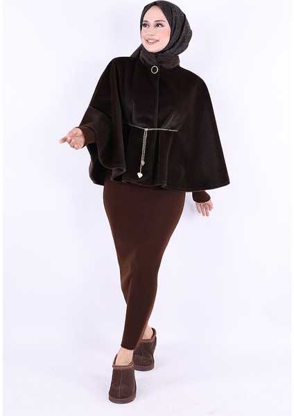 Zincir Kemer Detaylı Panço 70032 Koyu Kahve fiyatları
