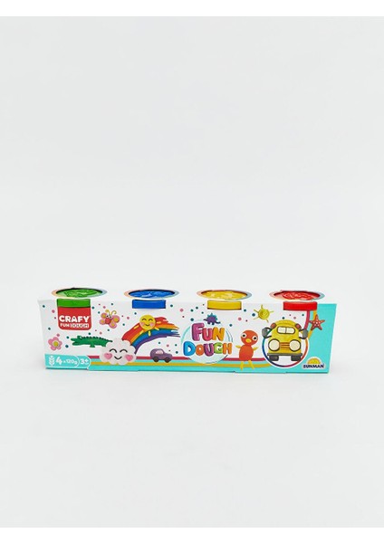 4 Renkli Oyun Hamuru Seti (W5)