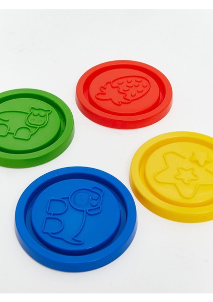 4 Renkli Oyun Hamuru Seti (W5) fırsatları