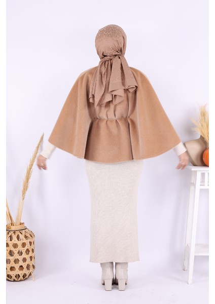 Zincir Kemer Detaylı Panço 70032 Vizon modelleri