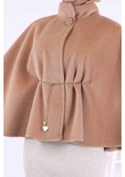 Zincir Kemer Detaylı Panço 70032 Vizon indirimleri