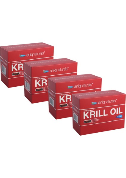 Superba boost Krill Oil Yağı 60 Licaps 4 KUTU