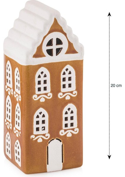 Karişik Ev Figürlü Dekoratif Işıklı Obje 20 cm (W5) indirimleri