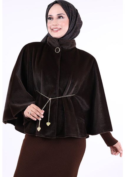 Zincir Kemer Detaylı Panço 70032 Koyu Kahve fırsatları